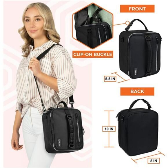 Insulated Lunch Box Bag Leakproof Soft Cooler for Work School Kids Adults Travel - Picture 3 of 7